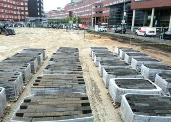 Het straten kan starten